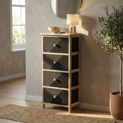 ZAZU - mobiletto in legno con cassetti