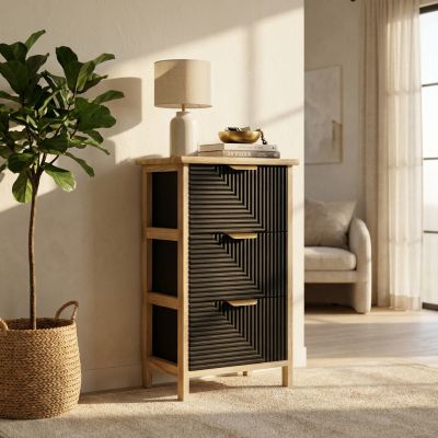 LEXIS - mobiletto in legno con cassetti