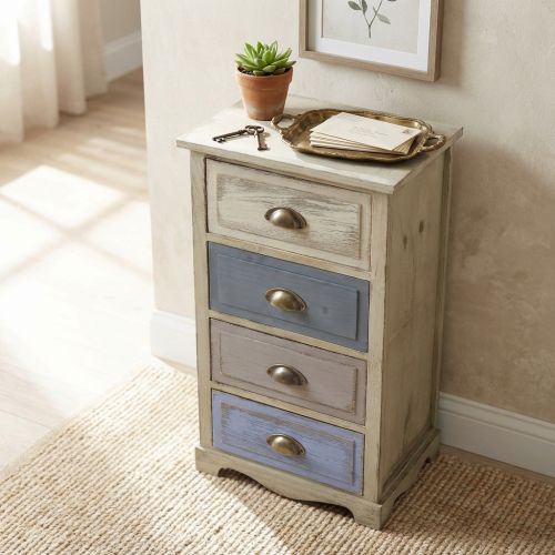 KEIRA - mobiletto in legno con cassetti