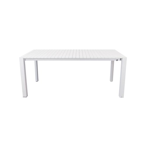 BRUNO - tavolo con struttura in alluminio verniciato bianco o antracite