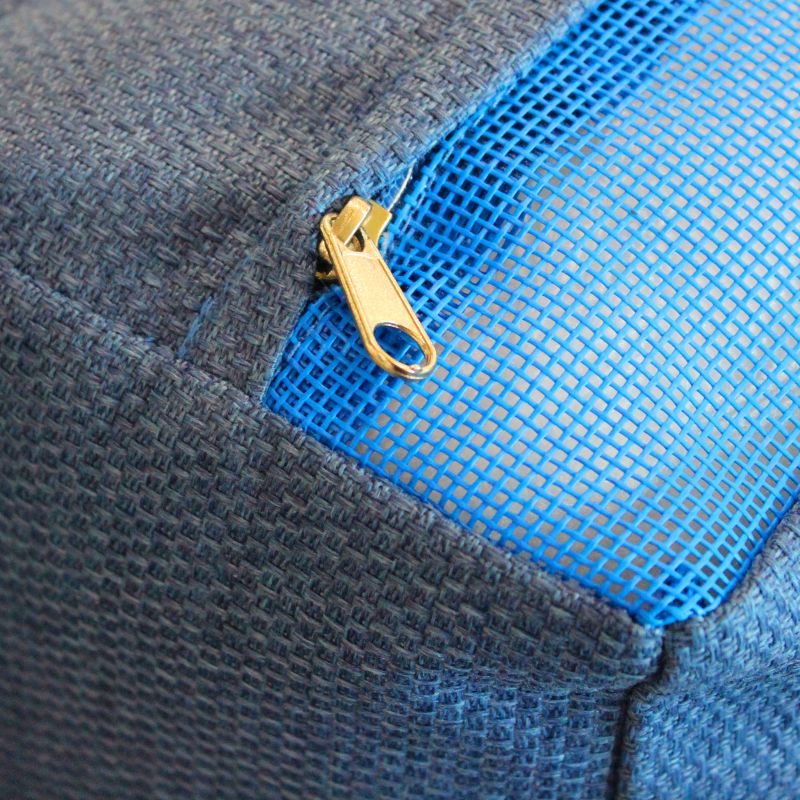 VERTIGO - salotto con struttura in alluminio verniciato blu o verde