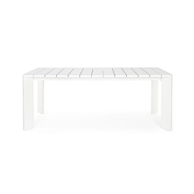 IMPACTO - tavolo allungabile in alluminio 150/200 bianco o antracite