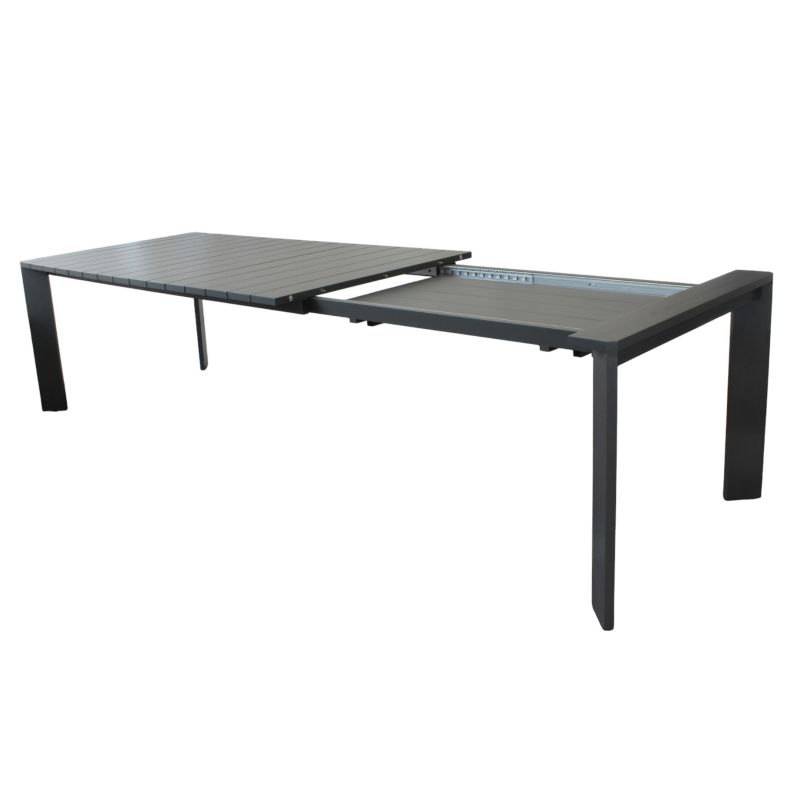 IMPACTO - tavolo allungabile in alluminio 200/250 bianco o antracite