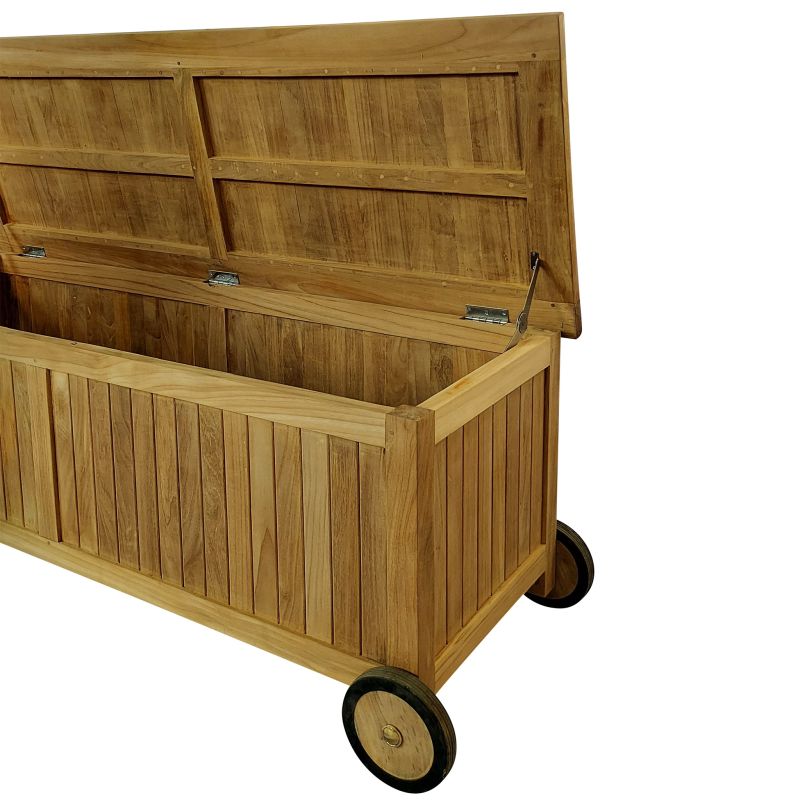 BRUMA - box con ruote in teak