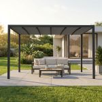Pergola retrattile motorizzata con led 3 x 4