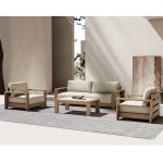 FEDRA - salotto con struttura in alluminio