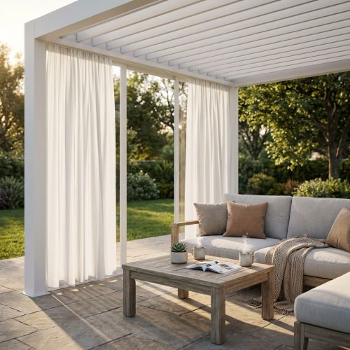Tenda da interno per lato da 3 m pergola bioclimatica