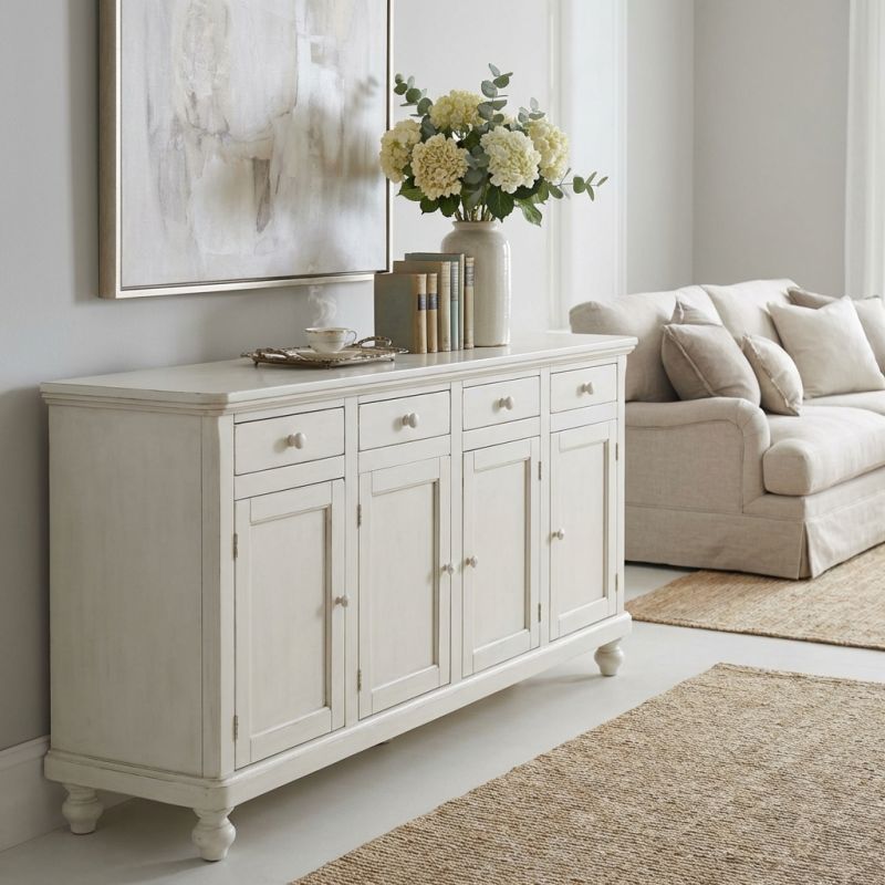 CHRISTOPHER - credenza in legno cm 196 x 43 x 98 h
