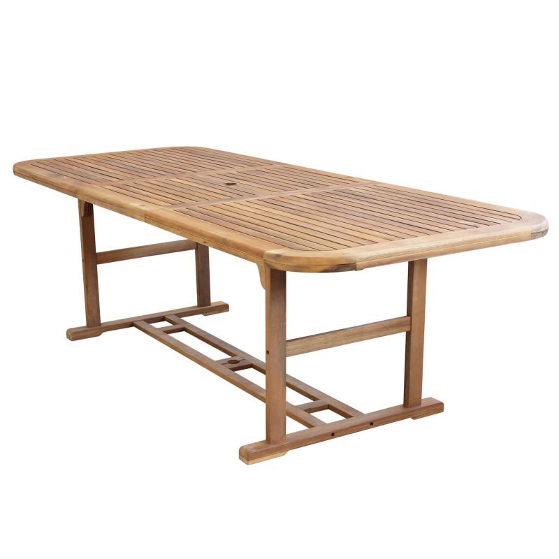 TURRIS - tavolo da giardino allungabile in legno massiccio di acacia 180/240
