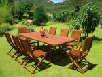 TURRIS - tavolo da giardino allungabile in legno massiccio di acacia 180/240