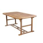 TURRIS - tavolo da giardino allungabile in legno massiccio di acacia 180/240