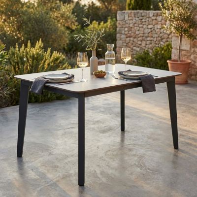 URANUS - tavolo da giardino in alluminio e laminato ad pressione hpl
