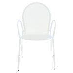 OPERA - set tavolo in metallo cm Ø 60 x 74 h con 2 poltrone Maris