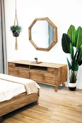 PINUS - porta TV con 2 cassetti
