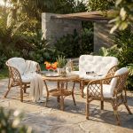 JERA - salotto da giardino in rattan