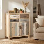 COLORWOOD - credenza due antine in legno colorato