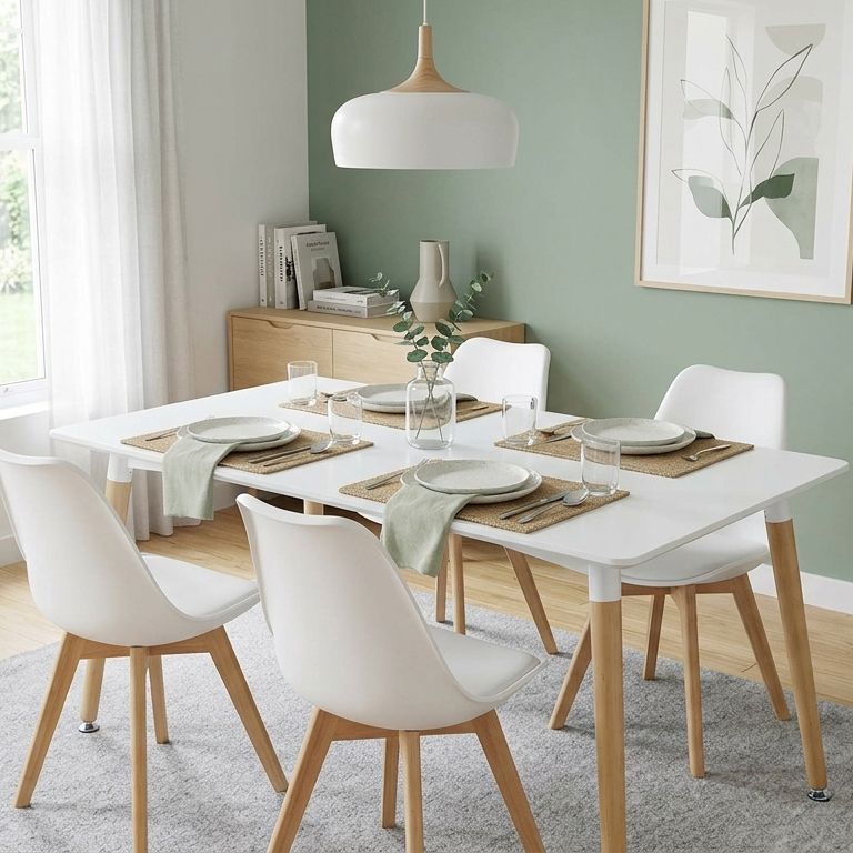 THOMAS - tavolo da pranzo scandinavo 140x80