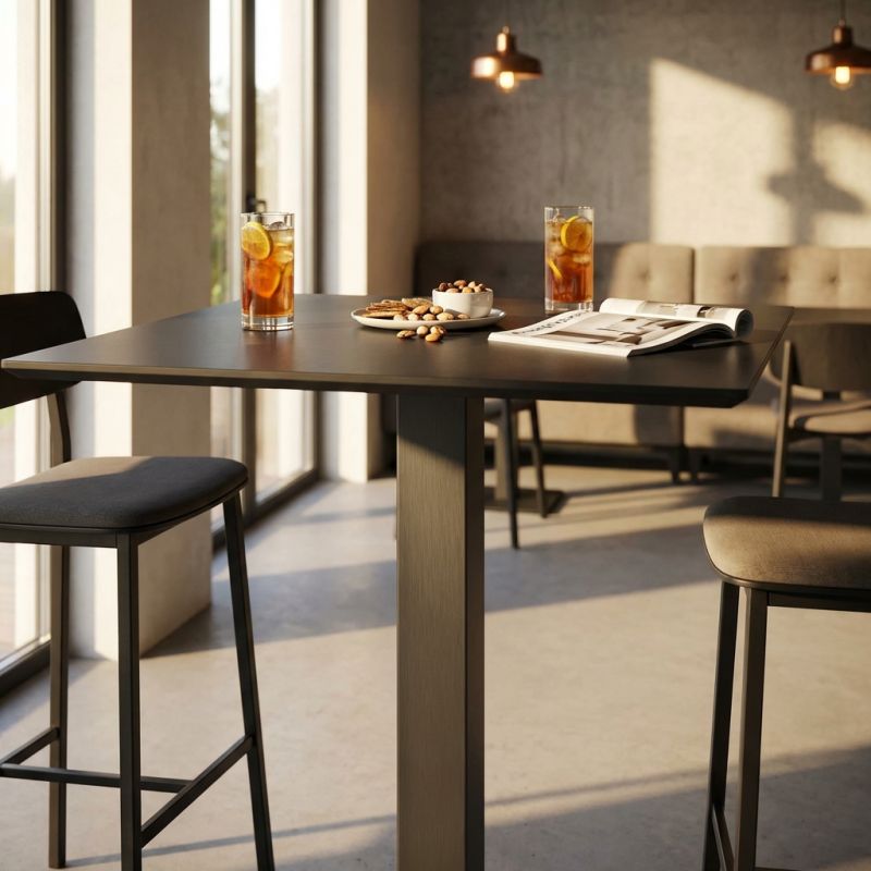 ALANA - Base per tavolo a colonna cm 50 x 50 x 105 h