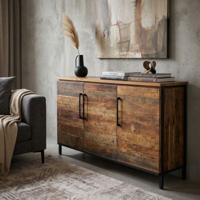RUNE - madia moderna in legno con tre ante
