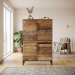 RUNE - credenza moderna in legno con quattro ante