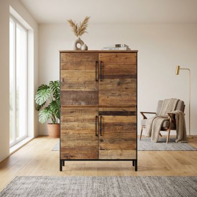 RUNE - credenza moderna in legno con quattro ante