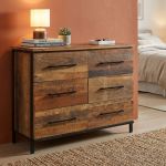 RUNE - cassettiera moderna in legno con sei cassetti