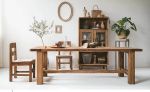 PINUS - credenza con vetrina in pino riciclato