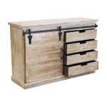 COLU - madia in legno e acciaio