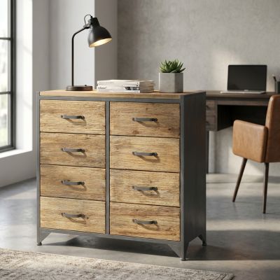 DAMI - cassettiera in legno e acciaio