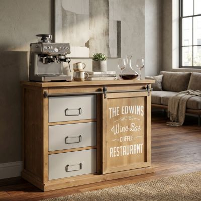 EDWINS - madia in legno e acciaio
