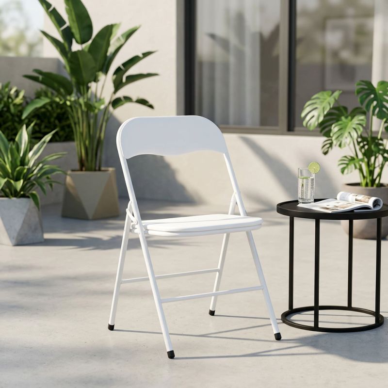 LUCIE - sedia pieghevole salvaspazio monocolor