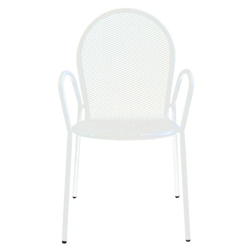 INDEX - set tavolo in metallo cm 80 x 80 x 73h con 2 poltrone Maris