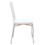 VENTUS - set tavolo in ferro cm 160 x 90 x 74 h con 6 sedie Ventus
