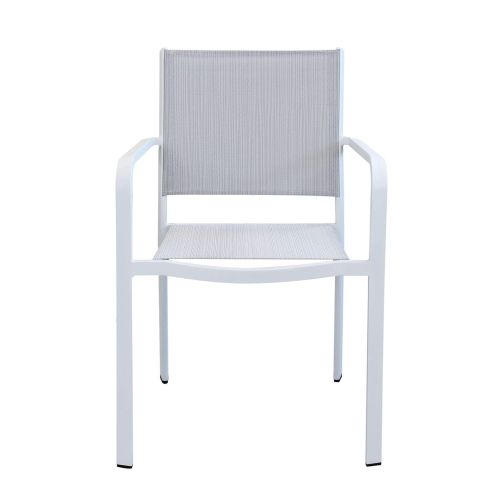 SPLENDOR - set tavolo in alluminio cm 200/300 x 110 x 75 h con 6 poltrone Splendor