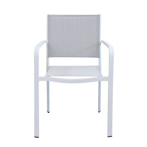 SPLENDOR - set tavolo in alluminio cm 200/300 x 110 x 75 h con 8 poltrone Splendor