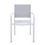 SPLENDOR - set tavolo in alluminio cm 200/300 x 110 x 75 h con 10 poltrone Splendor