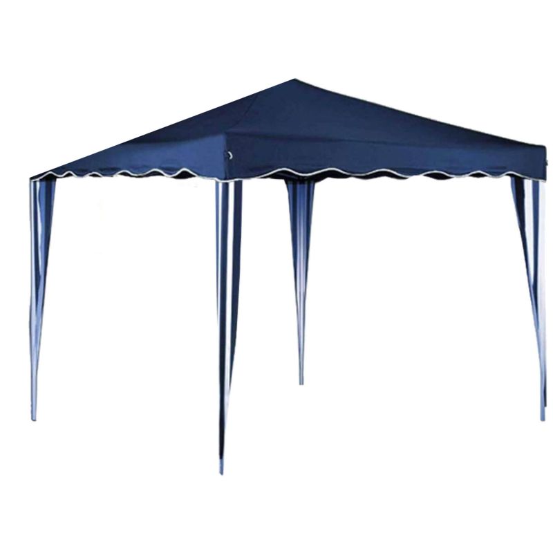 HEBES - gazebo pieghevole e richiudibile completo di sacca protettiva in acciaio 3 x 3 m