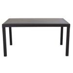 CALIGOLA - set tavolo inresina effetto rattan cm 150 x 90 x 74 h con 6 poltrone Alma