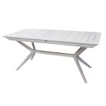 CAESAR - set tavolo in legno massiccio di acacia con 6 sedie Sortis
