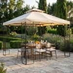 MARICA - gazebo da giardino in acciaio