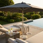 ACIS - ombrellone da giardino palo centrale in alluminio 3 x 4 m
