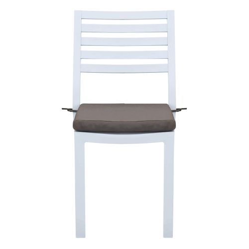 DEXTER - set tavolo in alluminio cm 160/240 x 90 x 75 h con 6 sedie Dexter