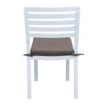 DEXTER - set tavolo in alluminio cm 160/240 x 90 x 75 h con 4 sedie Dexter