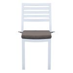 DEXTER - set tavolo in alluminio cm 160/240 x 90 x 75 h con 4 sedie Dexter