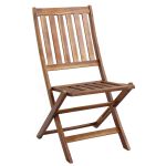 AARON - set tavolo in legno massiccio di acacia cm 80 x 80 x 74 h con 4 sedie Dresda