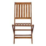 AARON - set tavolo in legno massiccio di acacia cm 80 x 80 x 74 h con 4 sedie Dresda