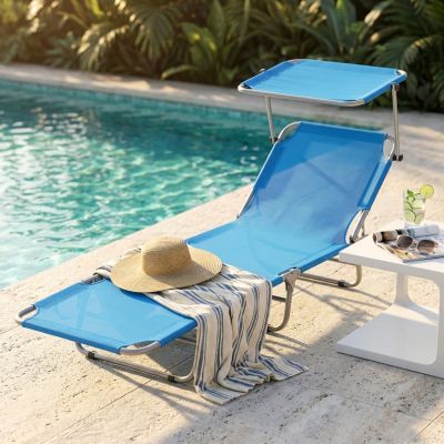 brandina pieghevole prendisole colore casuale cm 190 x 58 x 25 h
