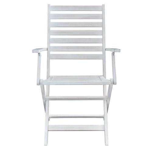 CAESAR - set tavolo in legno massiccio di acacia con 4 sedie e 2 poltrone Sortis