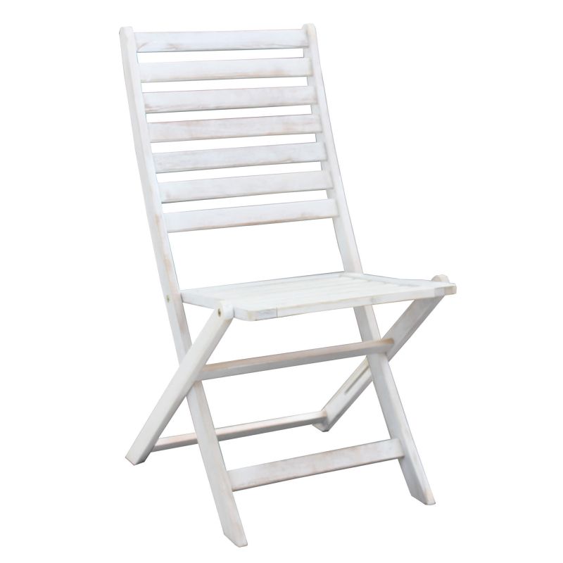 CAESAR - set tavolo in legno massiccio di acacia con 4 sedie e 2 poltrone Sortis