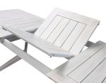 CAESAR - set tavolo in legno massiccio di acacia con 6 sedie e 2 poltrone Sortis